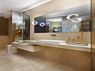Casa Cor Minas - Loft Paula Fernandes, Bellini Arquitetura e Design Bellini Arquitetura e Design Ванная комната в стиле модерн