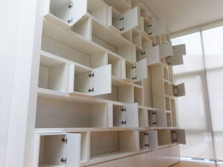 Librero B, ZTUDIO-ARQUITECTURA ZTUDIO-ARQUITECTURA Minimalist study/office