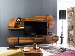 KEY TV ÜNİTESİ, Villa Style Villa Style Living roomTV stands & cabinets Wood