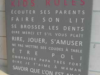 KIDS RULES, Kamarqué Kamarqué Tường & sàn phong cách hiện đại