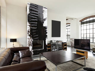 ART PANELS, Ivan Rizzato Ivan Rizzato Modern living room Aluminium/Zinc