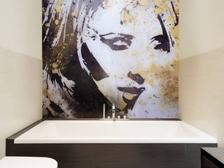 ART PANELS, Ivan Rizzato Ivan Rizzato Modern bathroom Aluminium/Zinc