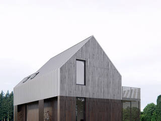 PLUSMODUL, INT2architecture INT2architecture Rumah prefabrikasi Kayu Wood effect