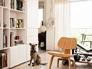 Apartamento en Las Acacias, PUNCH TAD PUNCH TAD Modern living room White