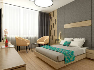 Born City Otel, Oksijenn Oksijenn Modern Bedroom