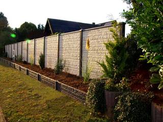 Deluxe Betonzäune, Morganland Morganland Modern Garden Fencing & walls