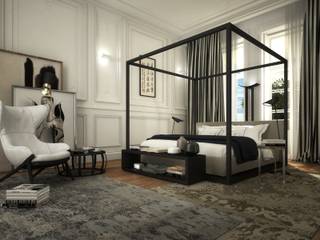 Apartamento Rodrigo da Fonseca, MRS - Interior Design MRS - Interior Design Modern Bedroom
