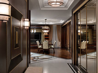 Частные апартаменты., А3 ARCHITECTURAL BUREAU А3 ARCHITECTURAL BUREAU Couloir, entrée, escaliers originaux