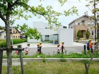 COUMA+house H, 吉村寿博建築設計事務所 吉村寿博建築設計事務所 Casas modernas