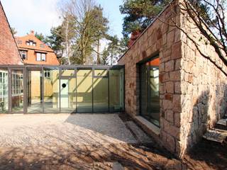 Künstleratelier, Anbau an eine Villa; Berlin-Zehlendorf, WAF Architekten WAF Architekten Moderne Häuser