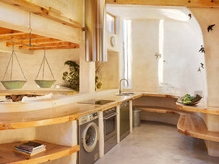 A JOIA d´AZOIA, pedro quintela studio pedro quintela studio カントリーデザインの キッチン 木目調