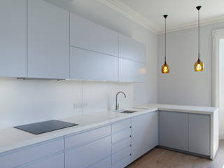 Hyde Park, Concrete LCDA Concrete LCDA Moderne Küchen Weiß