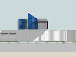 Container home Modern houses by Ecosa Institute Modern