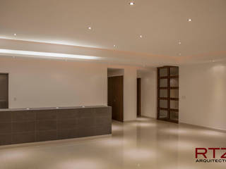 Departamento en Club de Golf, RTZ-Arquitectos RTZ-Arquitectos モダンデザインの リビング