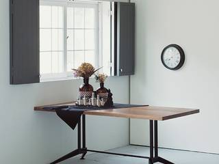 ​네이처1115 마호가니 원목테이블, 인더룸 인더룸 Modern style kitchen Wood Wood effect