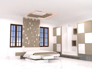 Duplex Residence, BAVA RACHANE BAVA RACHANE Modern style bedroom