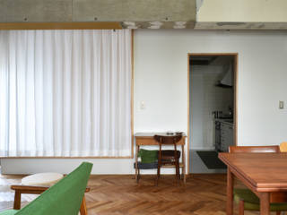 石川台のアパート, MoY architects | 山本基揮建築設計 MoY architects | 山本基揮建築設計 Living room