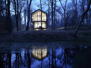 Sous-Bois, Luc Spits Architecture Luc Spits Architecture Casas modernas