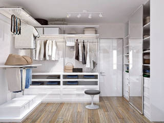 Квартира в ЖК Аэробус, 1+1 studio 1+1 studio Minimalist dressing room