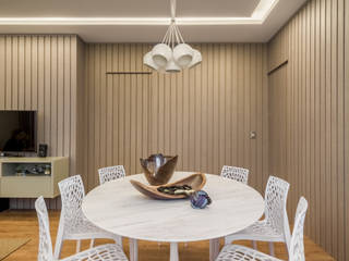 Apartamento Villa Paris, Melina Mundim | Design de Interiores Melina Mundim | Design de Interiores Modern dining room
