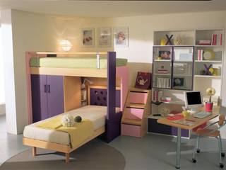 Kubik Ranza Sistemleri, BedRooms Çocuk Odası Tasarımları BedRooms Çocuk Odası Tasarımları Dormitorios infantiles