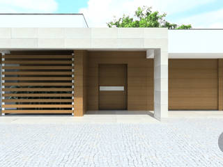 Moradia Unifamiliar - Viseu, ATELIER OPEN ® - Arquitetura e Engenharia ATELIER OPEN ® - Arquitetura e Engenharia منازل