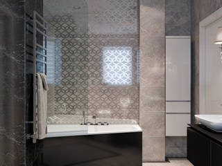 Ванная в современном стиле, Lumier3Design Lumier3Design Ванна кімната