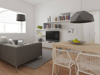 Private Apartment, Emanuela de Caro Emanuela de Caro Modern living room