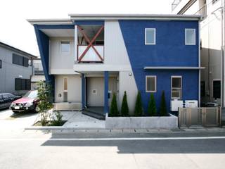 青い舎, MAKI SPACE DESIGN MAKI SPACE DESIGN Casas modernas