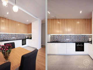 OAK, Kołodziej & Szmyt Projektowanie Wnętrz Kołodziej & Szmyt Projektowanie Wnętrz Modern style kitchen