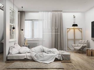 Н9, he.d group he.d group Minimalist bedroom