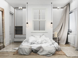 Н9, he.d group he.d group Minimalist bedroom