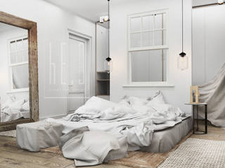 Н9, he.d group he.d group Minimalist bedroom