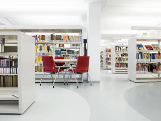 Bibliotheek de Beuk - Woerden - the Netherlands, iduna iduna Oficinas y bibliotecas de estilo moderno