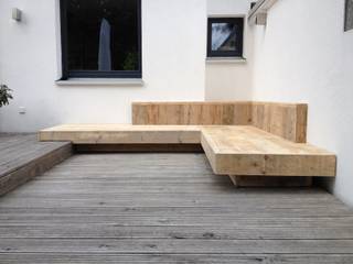Tische und Bänke aus Bauholz , Tischlerei Charakterstück Tischlerei Charakterstück Modern style gardens Furniture