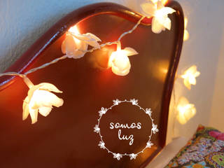 FLORES HANDMADE, Somos Luz Somos Luz 지중해스타일 침실