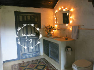 FLORES HANDMADE, Somos Luz Somos Luz Mediterranean style bedroom