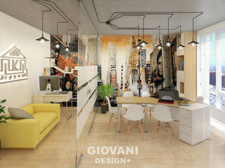 Офис "Декодар", Giovani Design Studio Giovani Design Studio Phòng học/văn phòng phong cách công nghiệp