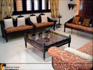 Traditional Interior design, Creative Curve Creative Curve Livings de estilo asiático