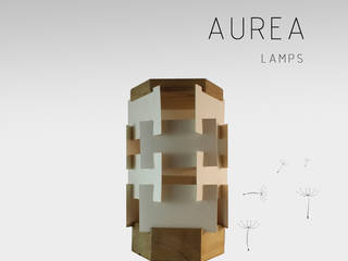 Lámpara Aurea, Adidea Design Adidea Design Casas escandinavas Madera maciza Multicolor