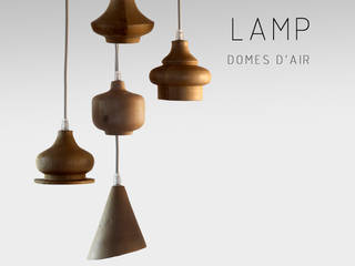 Dômes d'Air Lamps, Adidea Design Adidea Design Casas modernas Madera maciza Multicolor