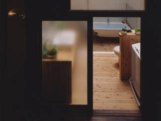 アトリエ, 建築設計室Morizo- 建築設計室Morizo- モダンスタイルの お風呂