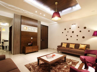 SAKET, SPACEPLUS SPACEPLUS Country style living room Copper/Bronze/Brass