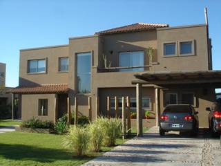 Casa en Barrio Cerrado, Fainzilber Arqts. Fainzilber Arqts. Casas rústicas