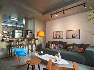 Loft Funcionários, Dubal Arquitetura e Design Dubal Arquitetura e Design Phòng khách