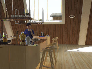 Chalet - guest house, 3d Casa Design 3d Casa Design Modern Living Room