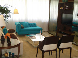 Apartamento em Copacabana, Atelier Espaço Santa Atelier Espaço Santa Classic style media room