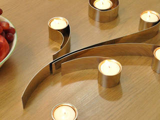 Swirl Tealight Holder, HeadSprung Ltd HeadSprung Ltd Moderne eetkamers