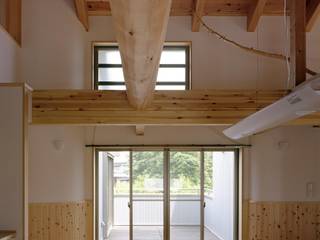 大樹の家, 川窪設計工房 川窪設計工房 Moderne woonkamers Hout Hout