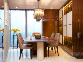 KT-77 Penthouse appartment Vauxhall, Keir Townsend Keir Townsend 모던스타일 다이닝 룸